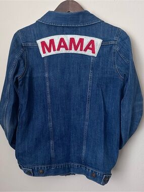 INGRID & ISABEL “Mama” Patch Denim Jacket